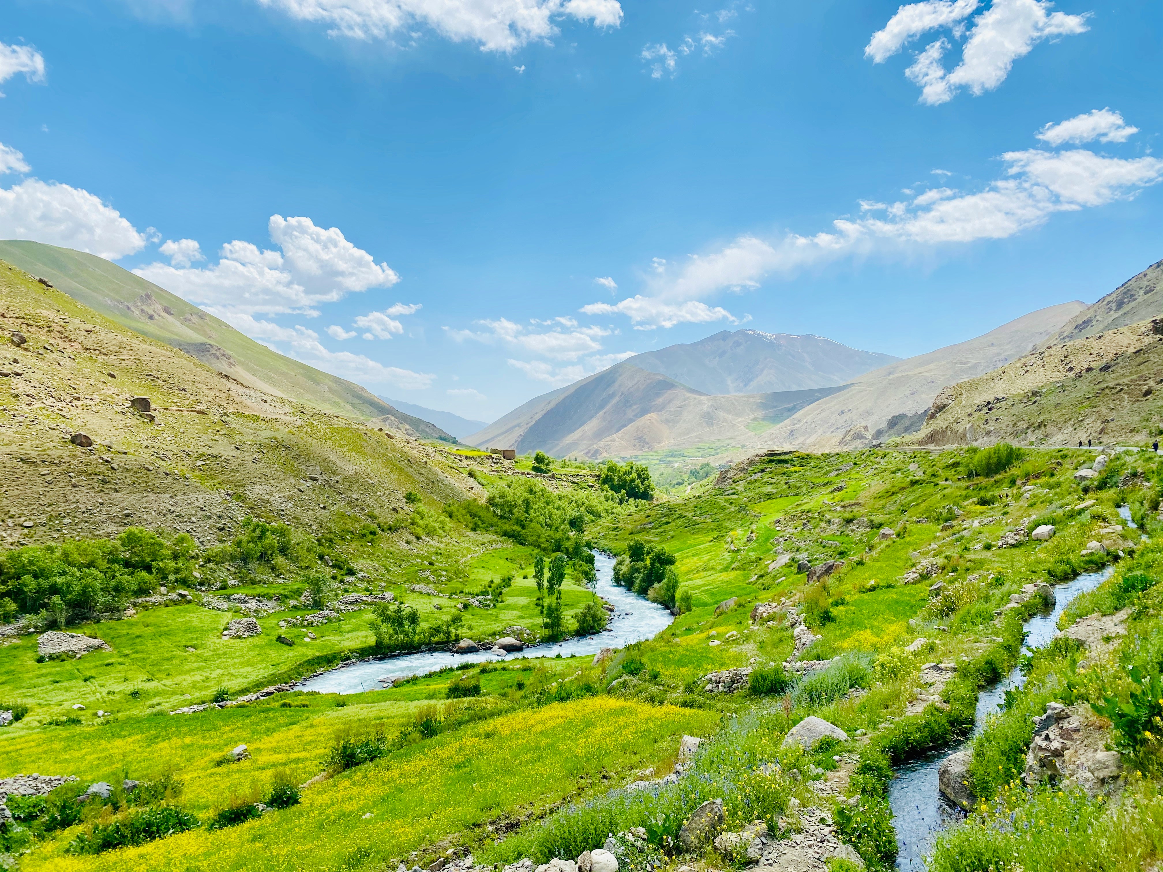 Beautiful Afghan mountain landscape
