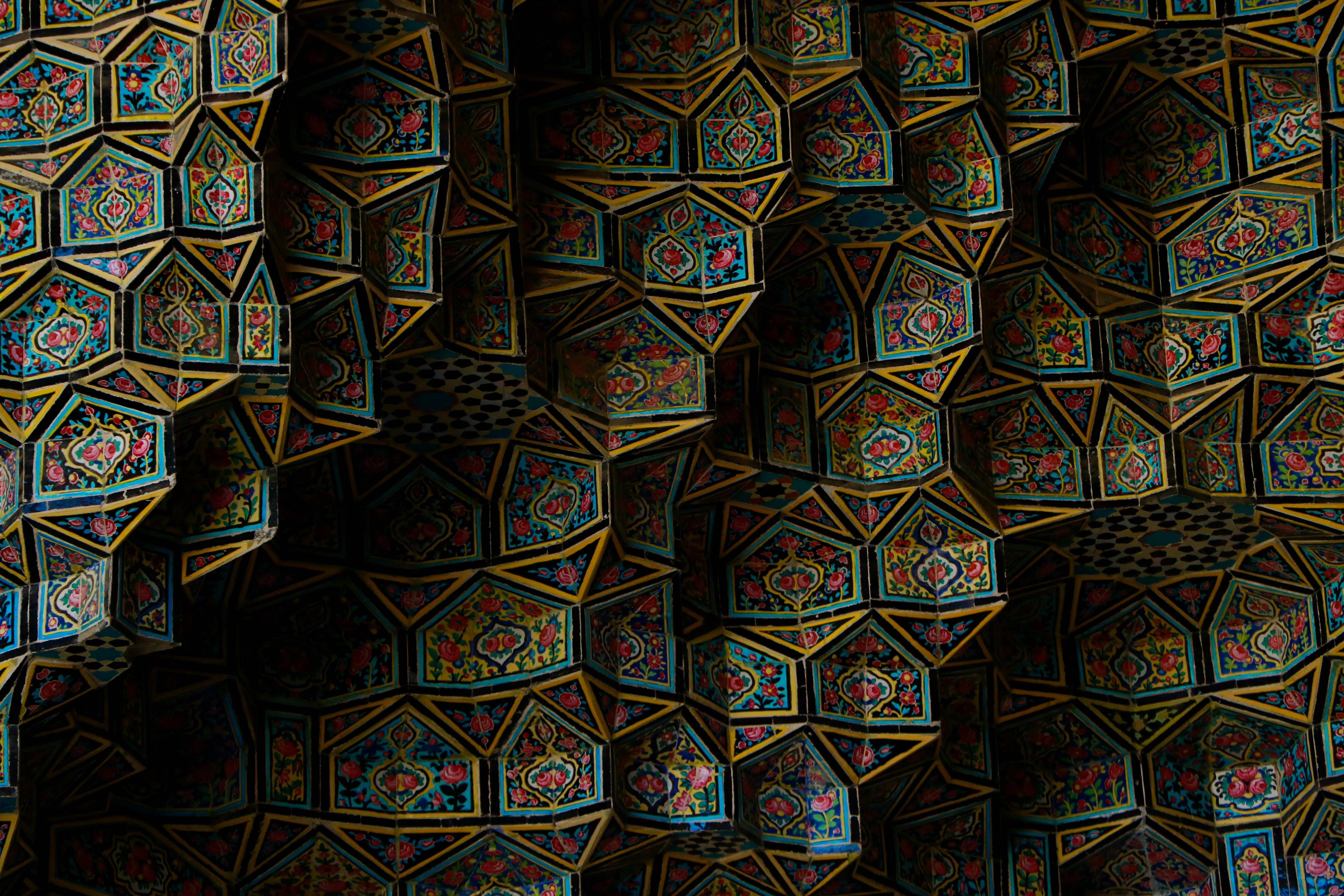 Persian geometric tile patterns
